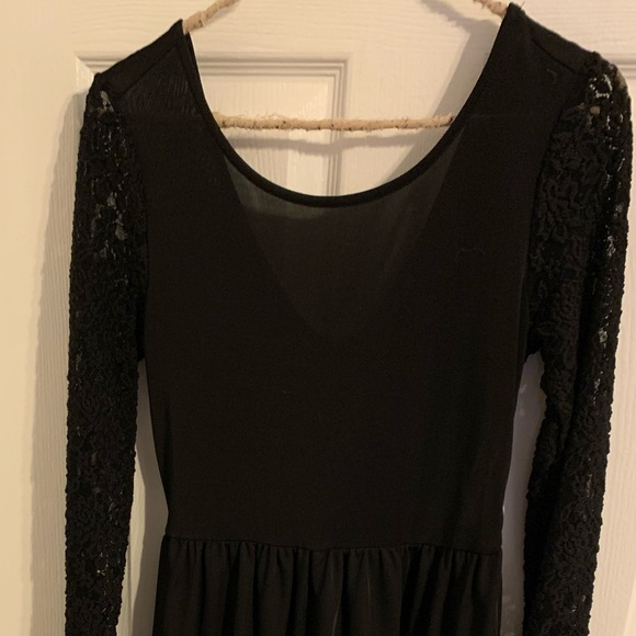 3/$20 High-to-low black dress - Picture 3 of 5